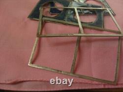 OLD DOUBLE SILVER PICTURE FRAME ENGLISH LONDON SILVERSMITH COHEN and SOLOMAN