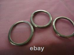 OLD DOUBLE SILVER PICTURE FRAME ENGLISH LONDON SILVERSMITH COHEN and SOLOMAN