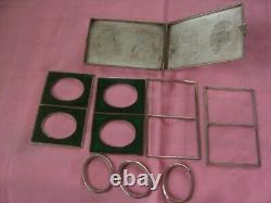 OLD FRAME SILVER PHOTO HOLDER ENGLISH SILVERSMITH COHEN and SOLOMAN