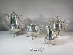 Odiot Paris Old Service The Cafe In Sterling Silver Louis XVI Style Armorie