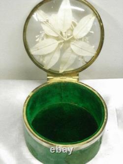 Old Arent Box, Solid Galuchat, Fixed Diorama Under Glass, Case