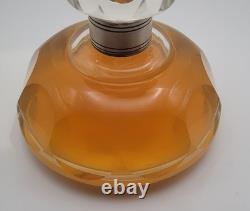 Old Baccarat Perfume Bottle with Solid Silver Collar, Early 20th Century, Never Opened