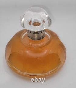 Old Baccarat Perfume Bottle with Solid Silver Collar, Early 20th Century, Never Opened