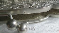 Old Ball Bag Solid Silver Minaudière 19th S. Silver Handbag