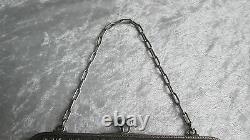 Old Ball Bag Solid Silver Minaudière / Garland Louis XVI Silver Handbag