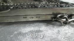 Old Ball Bag Solid Silver Minaudière / Garland Louis XVI Silver Handbag