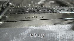 Old Ball Bag Solid Silver Minaudière / Garland Louis XVI Silver Handbag