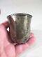 "old Beautiful Round Bottom Solid Silver Cup From The 18th Century Farmers General"
