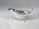 Old Beautiful Small Solid Silver English Table Art Sauceboat
