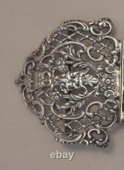 Old Belt Buckle In English Massive Silver