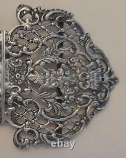 Old Belt Buckle In English Massive Silver