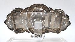 Old Belt Buckle Sterling Silver 19th Century Burma