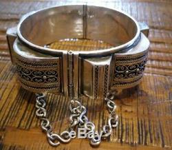 Old Berber Bracelet Silver Magreb Ethnic Vintage