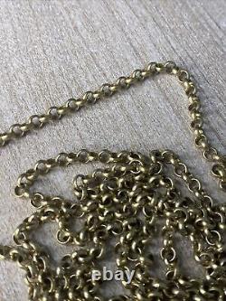 Old Big Jumper In Silver Massif Vermeil Sanglier 150cm Chain Necklace