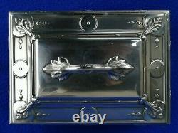 Old Box Crystal Box Solid Silver Minerve Silver Crystal Box