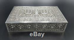Old Box Sterling Silver Siam Thailand Indochina Asia Hanuman Chinese Expor