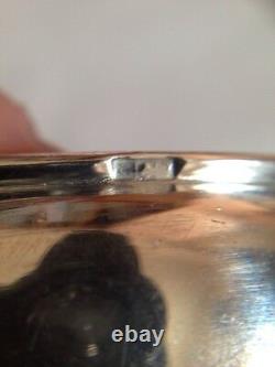 Old Bracelet Jonc Silver Cuff Massive Punch 925 - Goldsmith