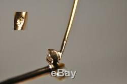 Old Brooch 18k Solid Gold Silver Diamonds Diamonds Antique Solid Gold Brooch