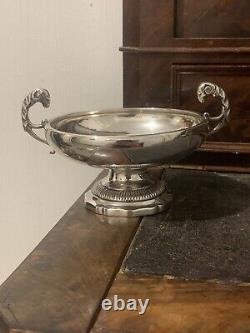 Old Burgundian Wedding Cup In Silver Belier Dijon 1903