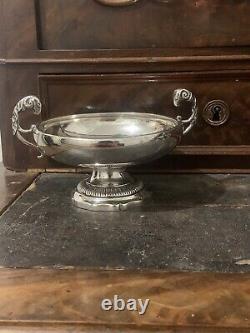 Old Burgundian Wedding Cup In Silver Belier Dijon 1903