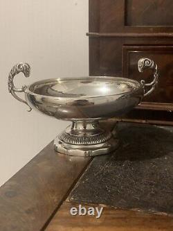 Old Burgundian Wedding Cup In Silver Belier Dijon 1903