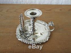 Old Candle In Hand Full English Silver 1812 Georgian Era