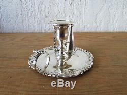 Old Candle In Hand Full English Silver 1812 Georgian Era