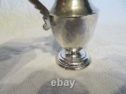 Old Church Burette In Solid Silver Or Oil Sharpener 122 Gr