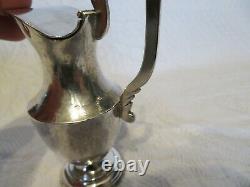 Old Church Burette In Solid Silver Or Oil Sharpener 122 Gr