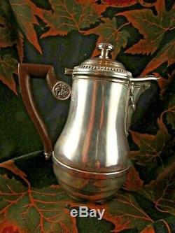 Old Coffee Maker Jug ​​selfish Solid Silver Punch Neck Brace Style LXVI