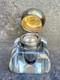 Old Crystal Inkstand With Solid Silver Mount, Minerva Hallmark, Old Writing