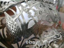 Old Cut Basket Basket In Solid Silver Pierced Open Holland Low Country