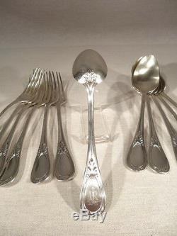 Old Cutlery Suite 6 Cutlery In Sterling Silver Decor Foliage Figures