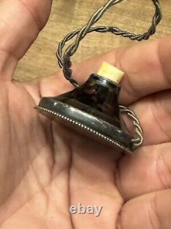 Old Enamel Solid Silver Service Bell