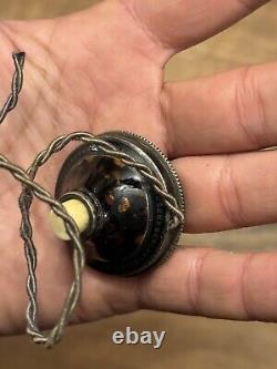 Old Enamel Solid Silver Service Bell