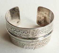 Old Ethnic Bracelet Silver Massive Silver Silver