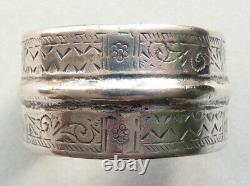 Old Ethnic Bracelet Silver Massive Silver Silver