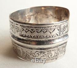 Old Ethnic Bracelet Silver Massive Silver Silver