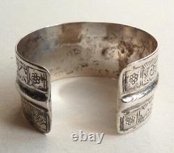 Old Ethnic Bracelet Silver Massive Silver Silver