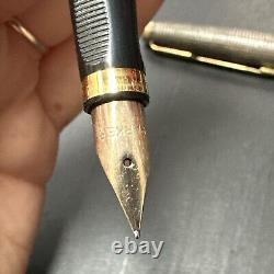 Old Fountain Pen OR 14k 585 And Solid Silver PARKER USA STERLING