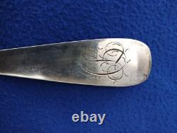 Old GIEL ladle. Silver 800 Swiss 19th century.