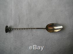 Old Glass Spoon Of Water Or Medicine In Sterling Silver Minerva Title 1