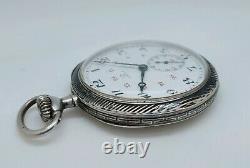 Old Gousset Silver Denied Omega To Review Numbered Old Pocket Watch
