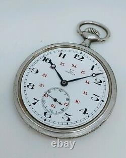 Old Gousset Silver Denied Omega To Review Numbered Old Pocket Watch