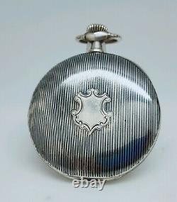 Old Gousset Silver Denied Omega To Review Numbered Old Pocket Watch