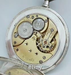 Old Gousset Silver Denied Omega To Review Numbered Old Pocket Watch