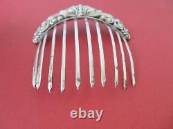 Old Hair Comb, Diadem In Solid Silver (minerva) XIX Th S