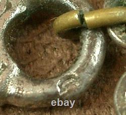 Old Jewellery Pendant Necklace Brelocs Basque Country Silver Massive H. Teguy