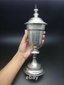 Old Kiddush Wedding Chalice In Solid Silver Austria 19th 211g