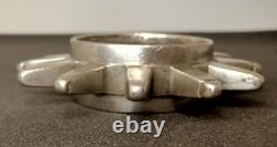 Old Large Berber Bracelet in Solid Silver